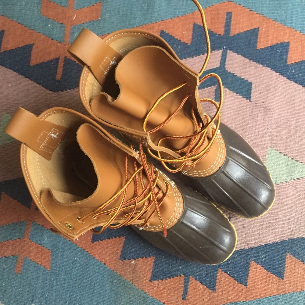 LL Bean bean boots in KIDS size 3 = women’s Sz 5